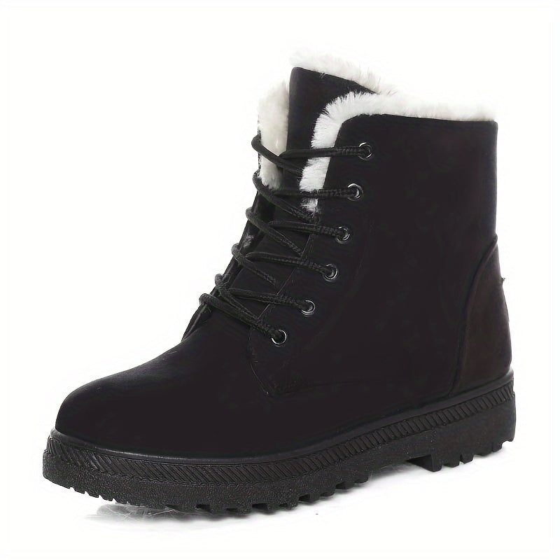 Botas Ankle Femininas Confortáveis e Quentes para o Inverno
