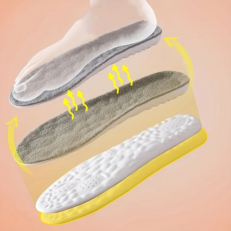 Palmilhas 4D Ultra-Conforto para Botas de Neve
