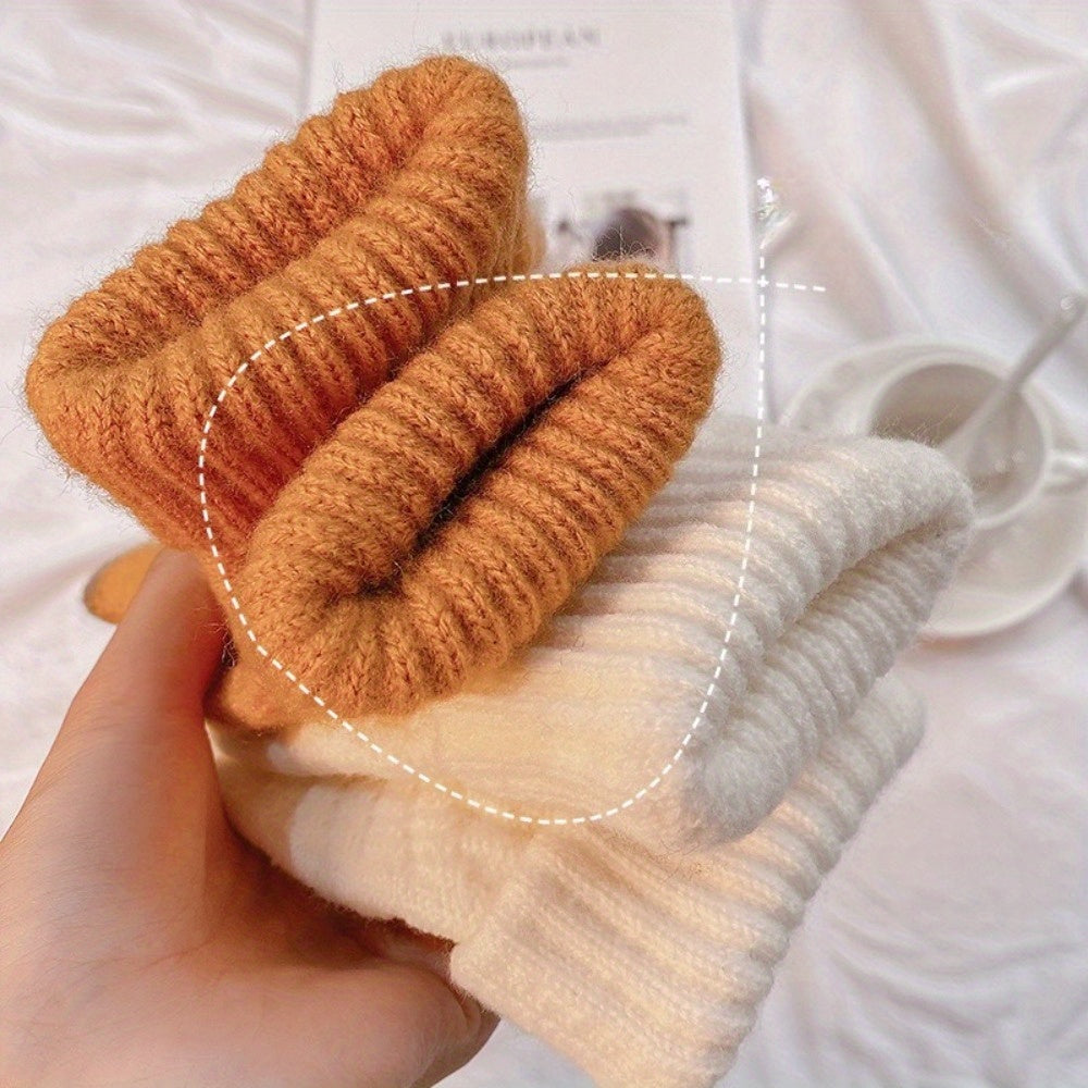 Luvas Jacquard Térmicas de Toque Total Estilo Abacaxi - Unissex