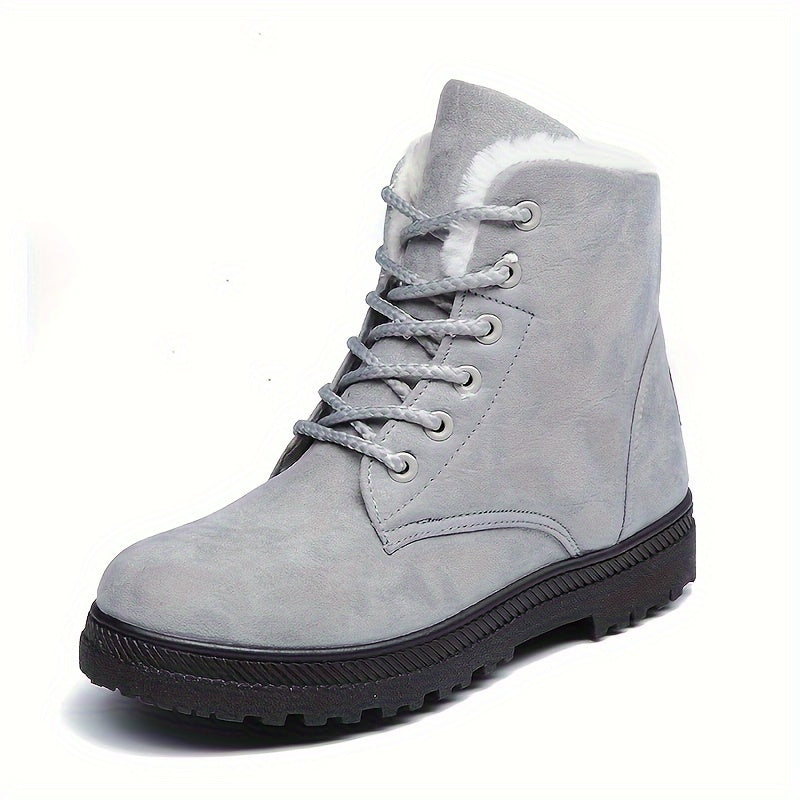 Botas Ankle Femininas Confortáveis e Quentes para o Inverno
