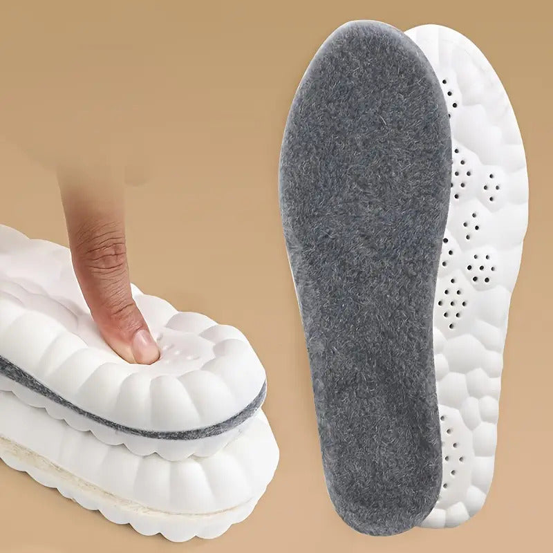Palmilhas 4D Ultra-Conforto para Botas de Neve