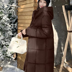Casaco de Inverno Feminino com Capuz