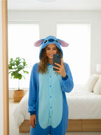 Pijama Kigurumi Plus Size - LILO AND STITCH