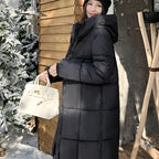 Casaco de Inverno Feminino com Capuz