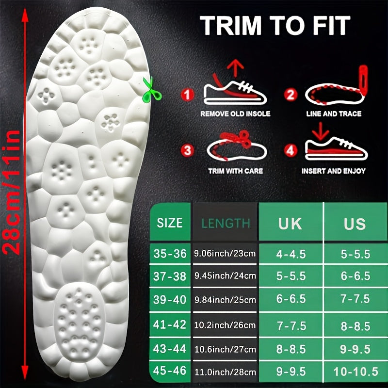 Palmilhas 4D Ultra-Conforto para Botas de Neve